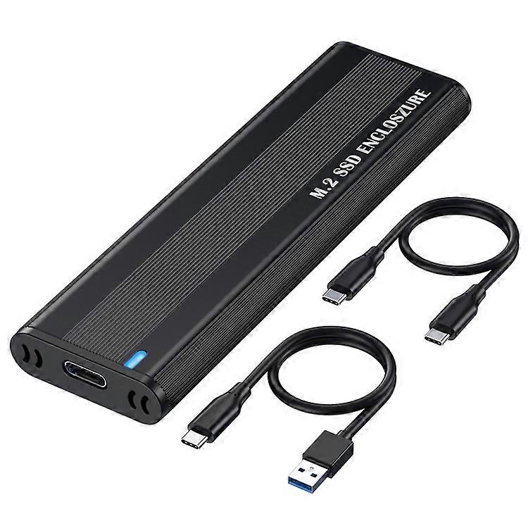 UC-145 USB 3.0 Type-C to NVME M-key M.2 NGFF SATA SSD External PCBA Case Enclosure RTL9210B Chipset