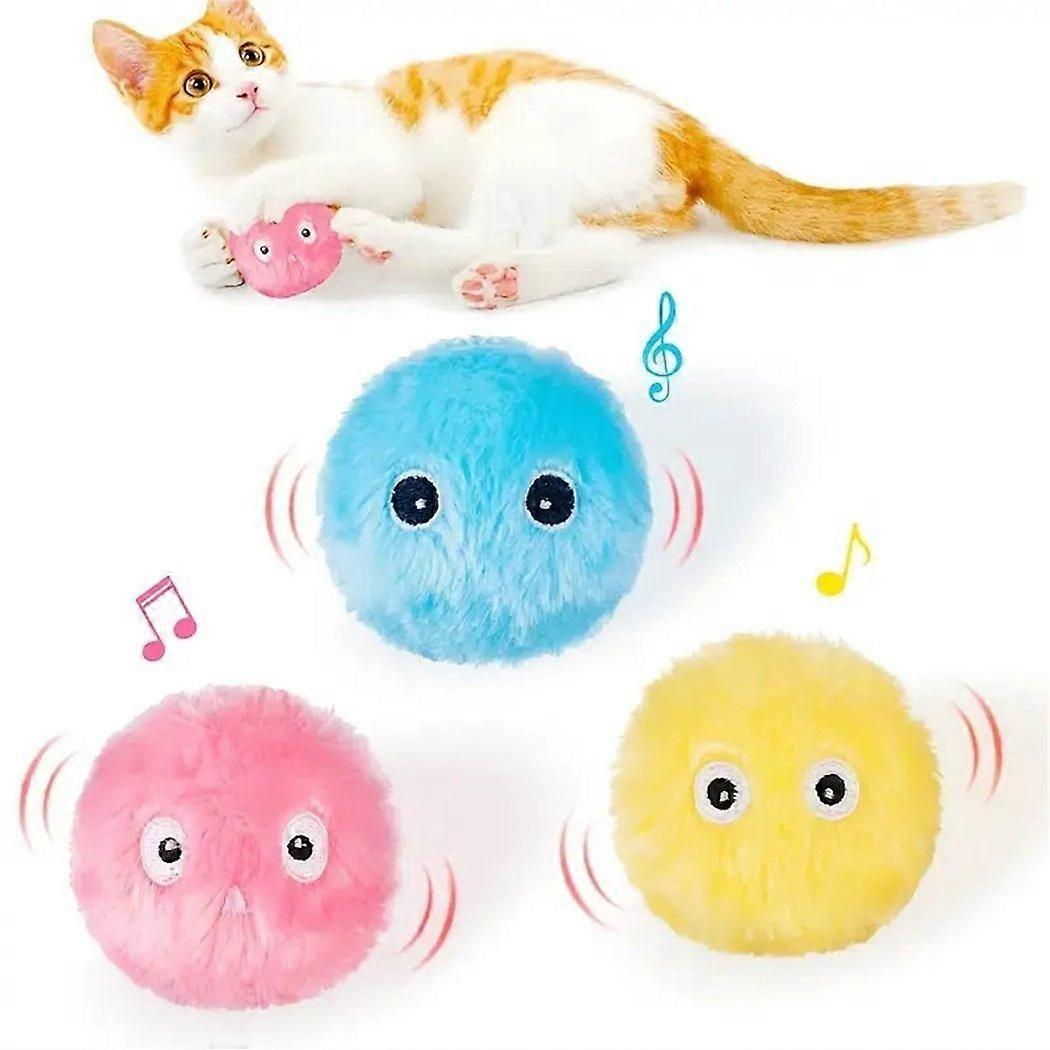 Pet plush balls, 3 pieces