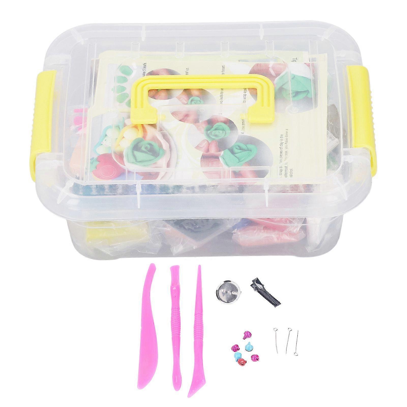 2025 أحدث نموذج بوليمر كلاي الحرف اليدوية DIY الطين الملون ليونة عالية