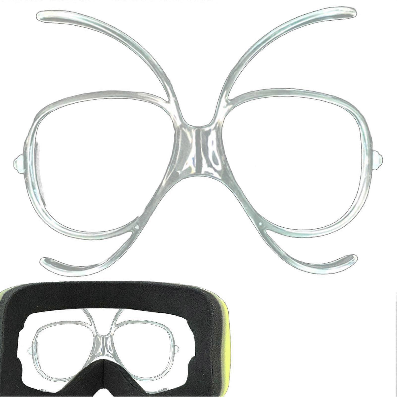 Flexible and Foldable Rx Insert  Optical Adapter for Ski Motorcycle Goggles