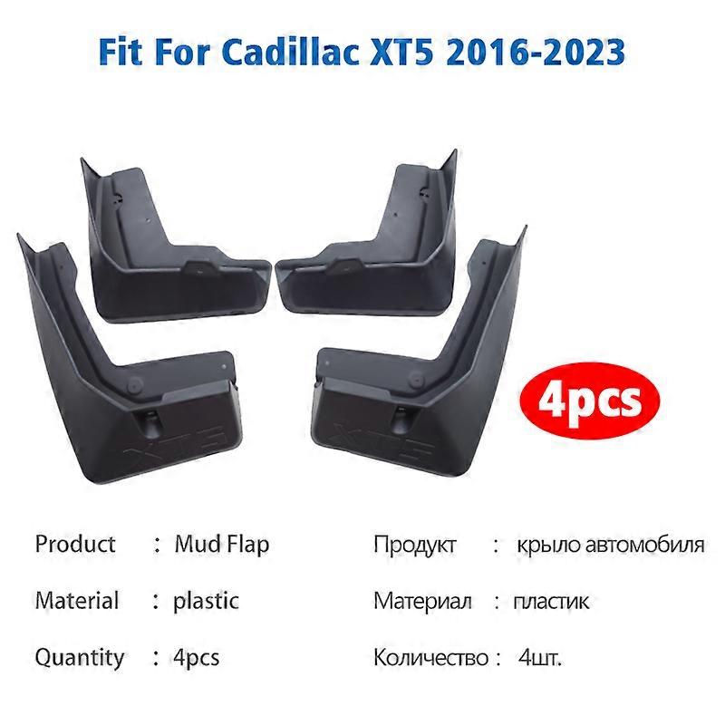 thumbnail image 2 of Custom Fit Splash Guards For Cadillac XT5 2017-2022 – Black Mud Flaps Set Of 4 2 of 5
