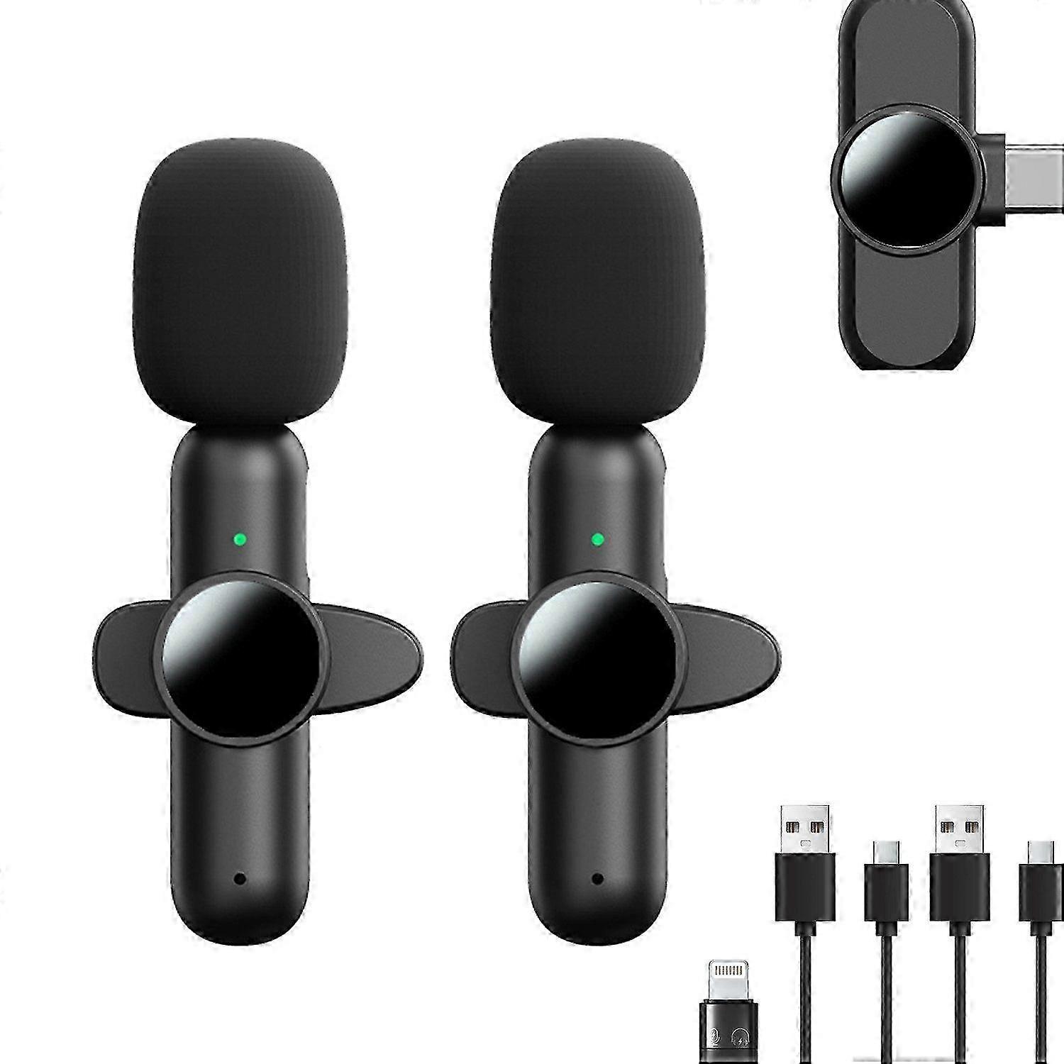 Wireless Microphone Lavalier Microphone Wireless Mini Live Microphone for Professional Use