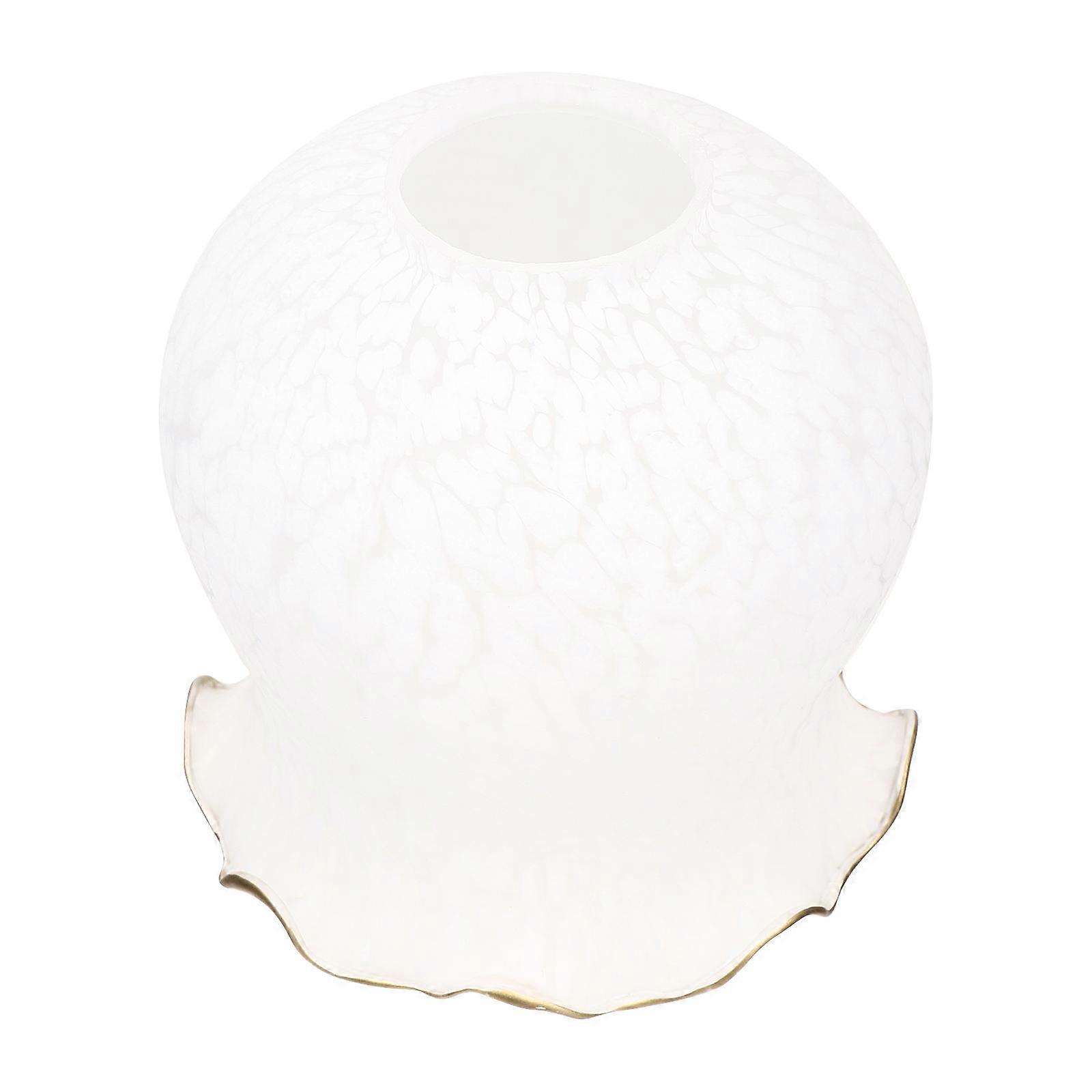 1Pc Home Ceiling Light Cover Simple Glass Lampshade Chic Light Acccessory White