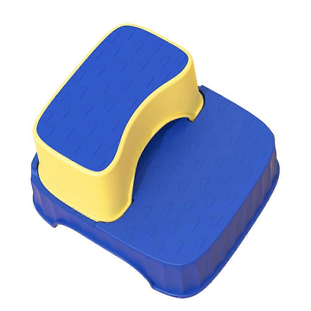 Nursery Step Stools Anti Slip Two Step Stool Shoe Changing Kids Bedroom Use 1Set