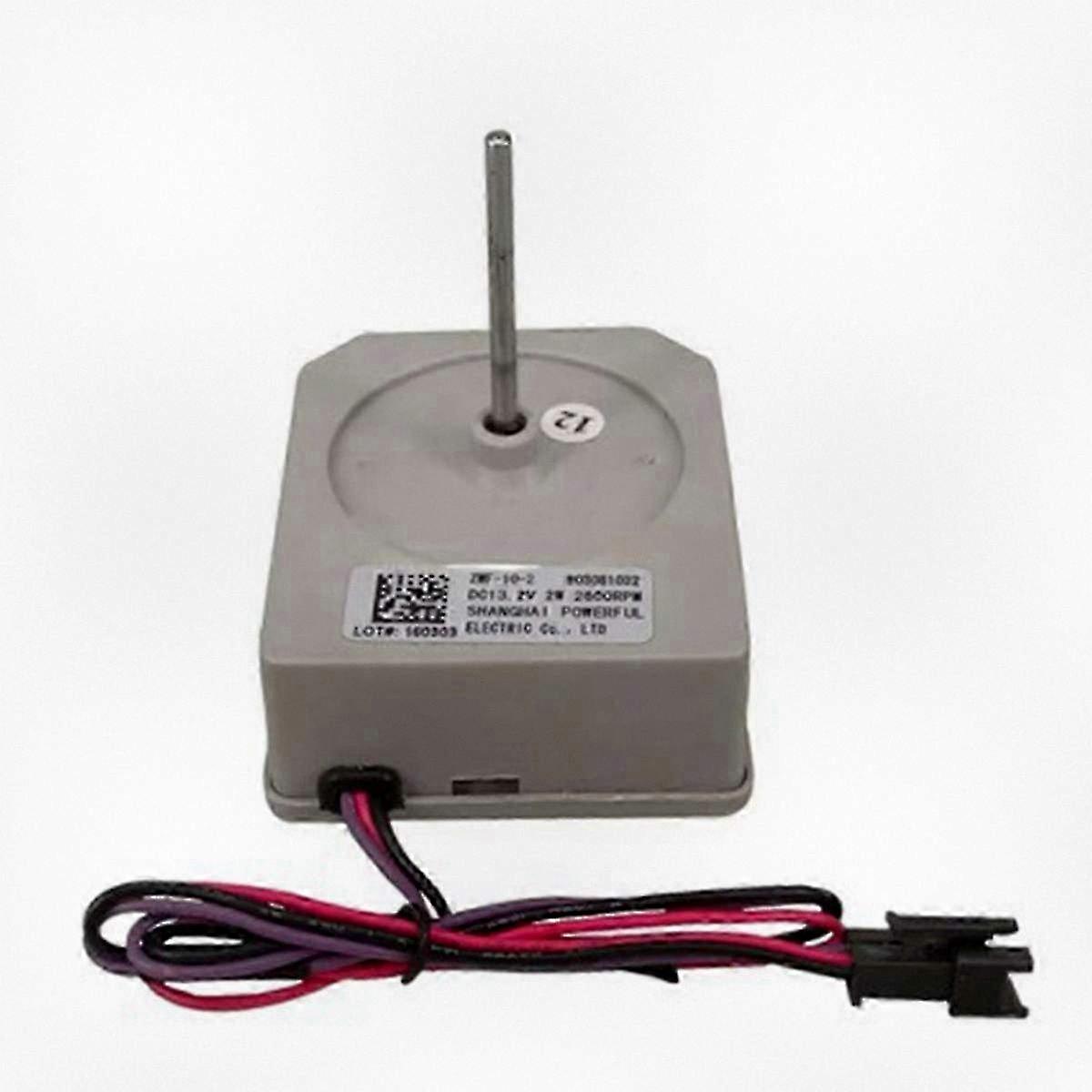 Replacement DC Motor Fan for Double-Door Refrigerator, Compatible with ZWF-10-2 B03081032 Models, DC 13.2V 2W Cooling Fan Motor