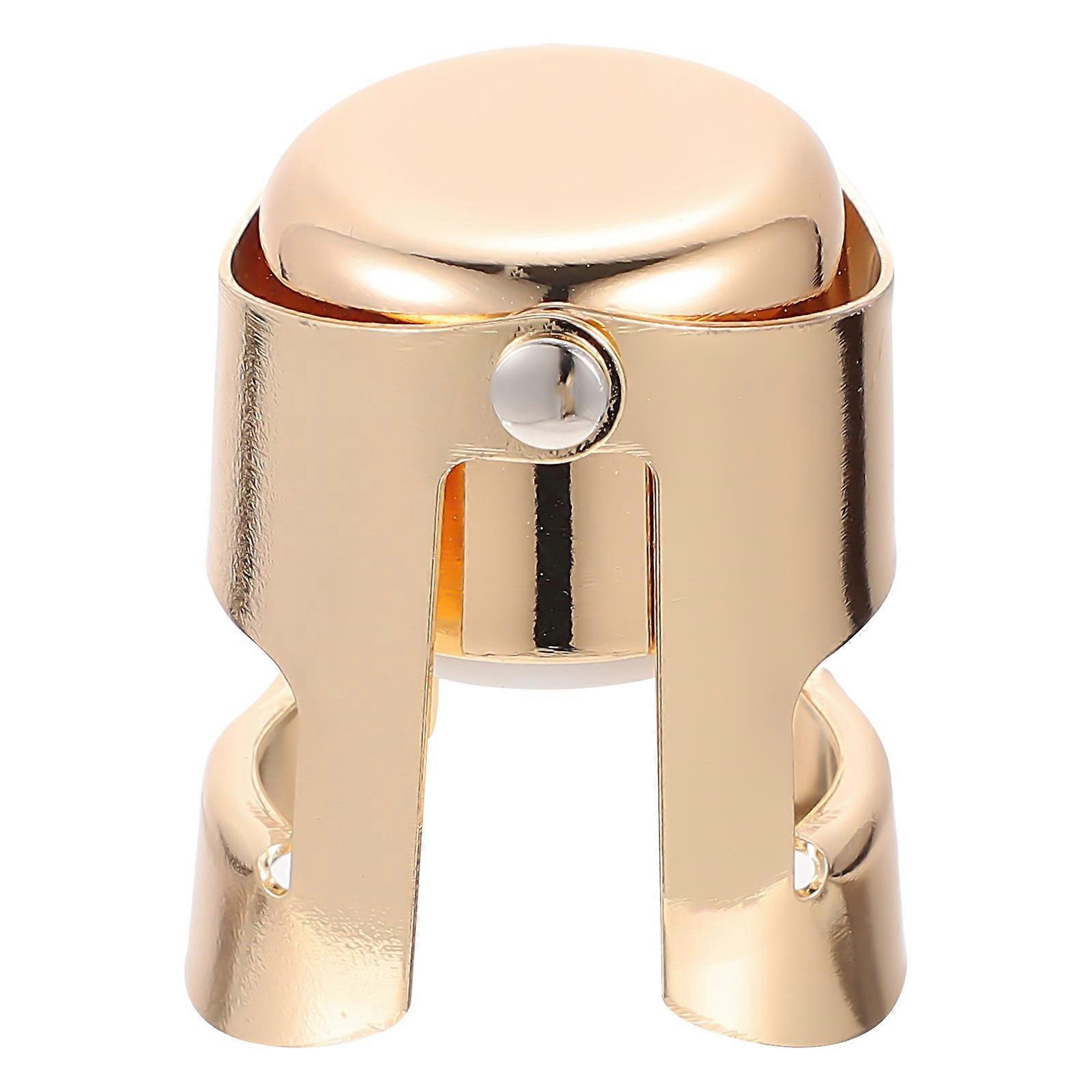 Creative Made of Stainless Steel for Use Golden Color Fits Most Bottles