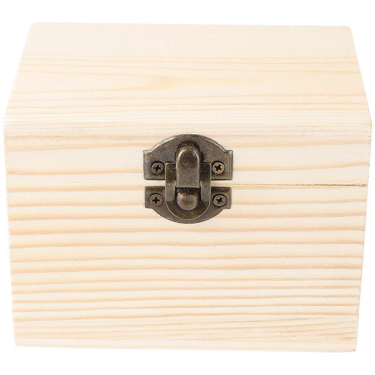 Fragrance Organizer Essential Oil Bottle Case Rectangular Shape Wood Material 1Set