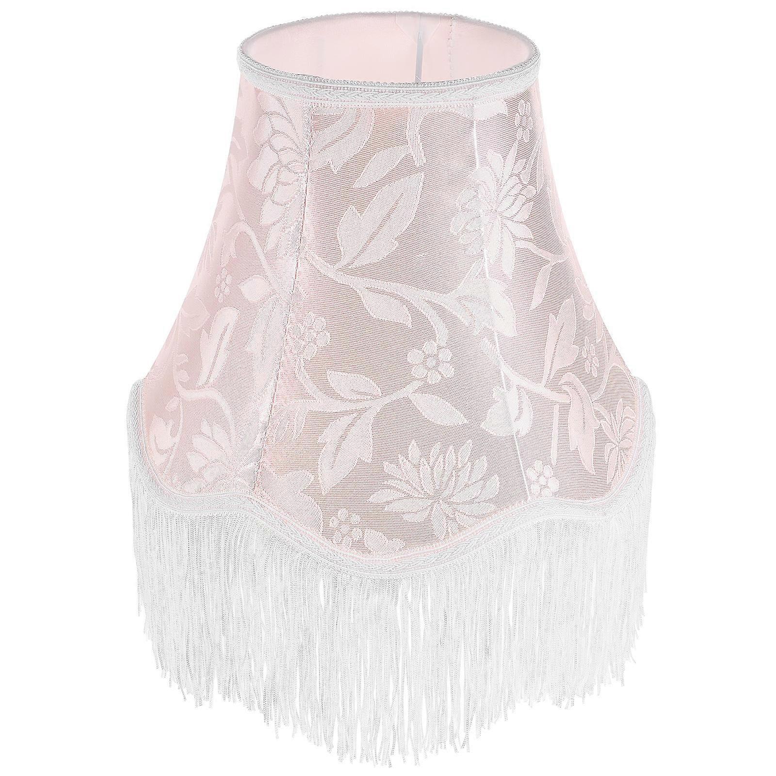 Vintage Tassel Lamp Shade – Whimsical Decorative Bedside Design for Table Lamps, Lightweight and Compact, Enhances Room Aesthetic