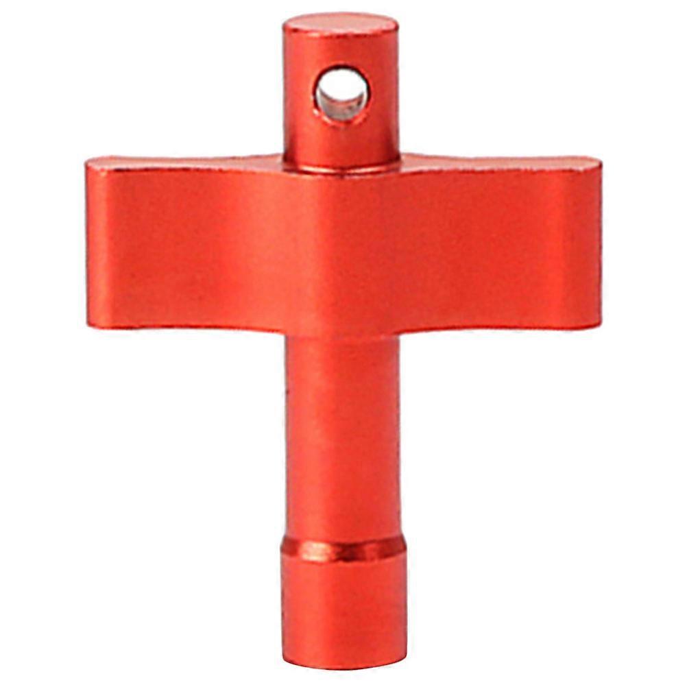 Drum Key T-Shape Metal Tool For Snare Drum Accessory Orange 5.4X4.3X1CM Maintenance Tasks 1Pack