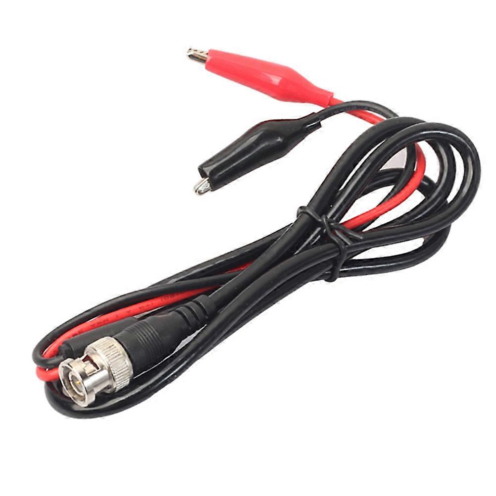 Test Cable Lead to Clips Test Probe Leads 100cm Copper Ends 1Pack