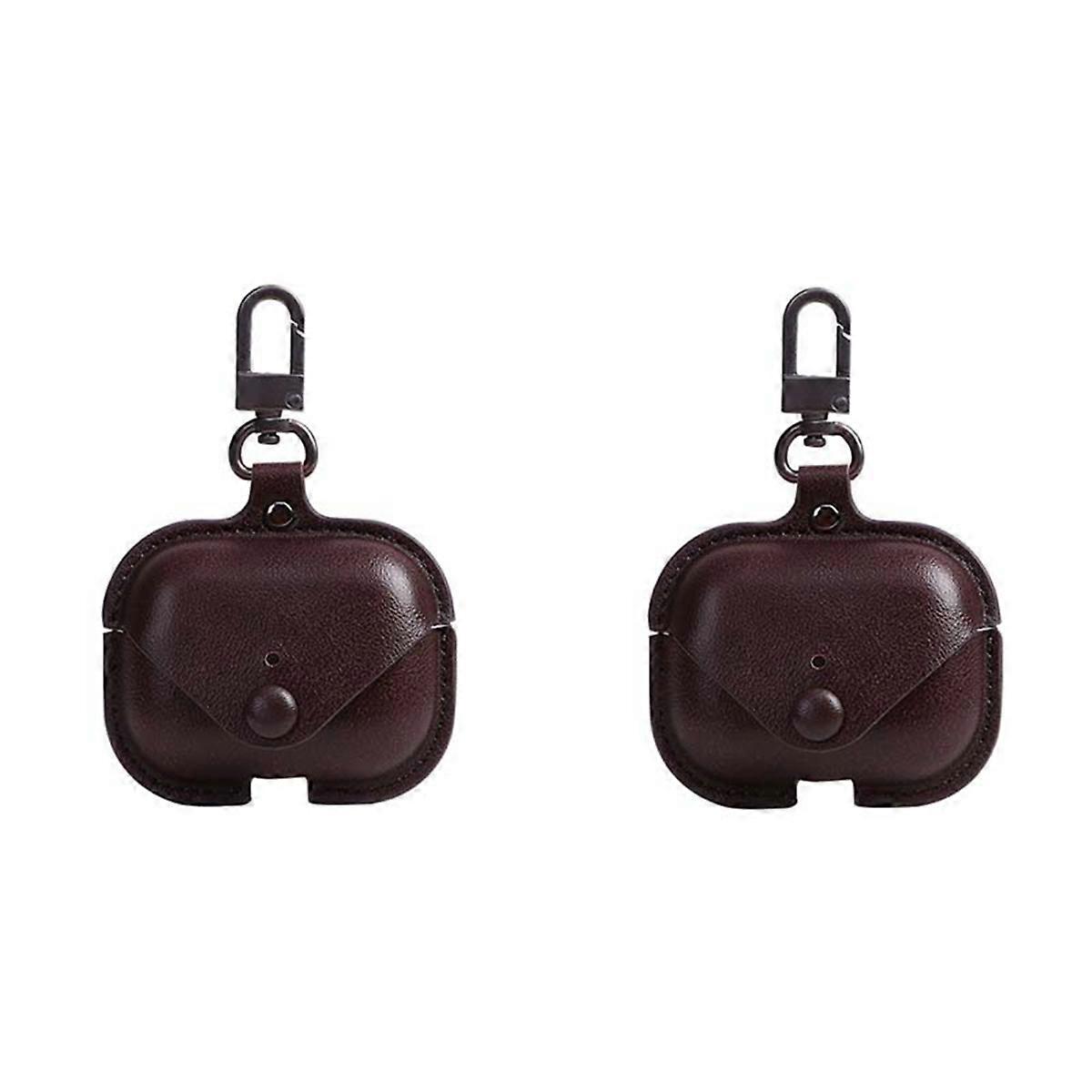 3D Headphone Case for Case Leather Cover Dark Brown