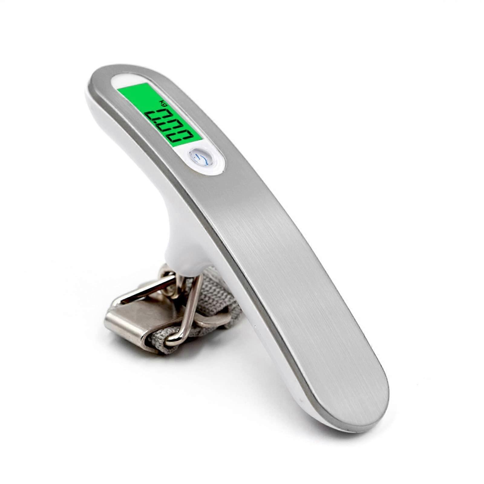 Digital Luggage Scale For Travel - Portable, ABS Body, LCD Display, Tare Function, 50 Kg Capacity, Lightweight - Black