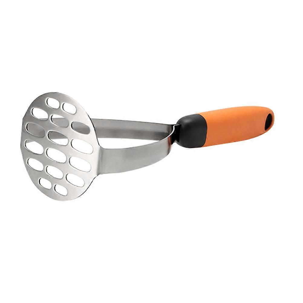 Potato Crusher Square Head Simple Design Home Use Plastic And Stainless Steel Mashing Sweet Potatoes 1Pcs