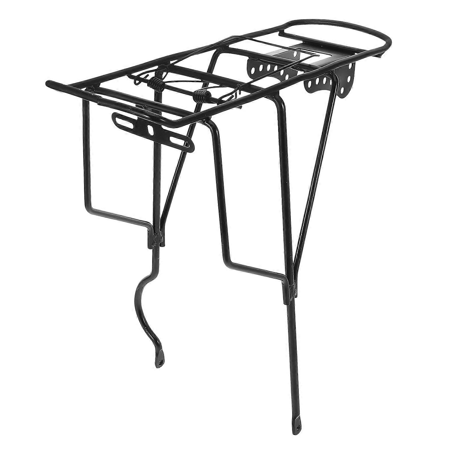 Bike Carrier Passenger Support Iron Rectangular Solid Design Cyclists 15.0×14.6×5.1in 1Set