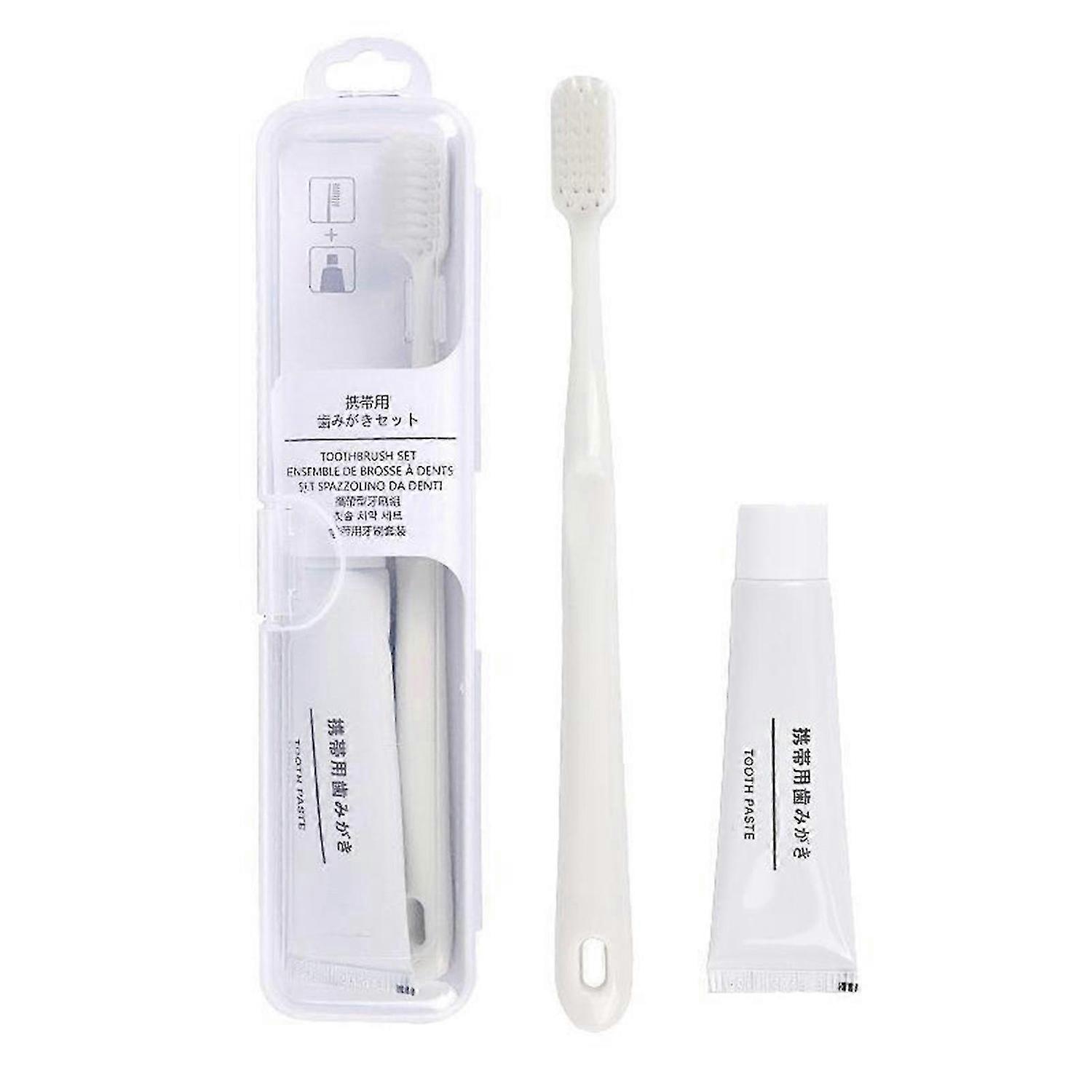 Toothpaste/Toothbrush Combo, Compact Convenient Travel Toothbrush Toothpaste Kit, Bathroom Accessories