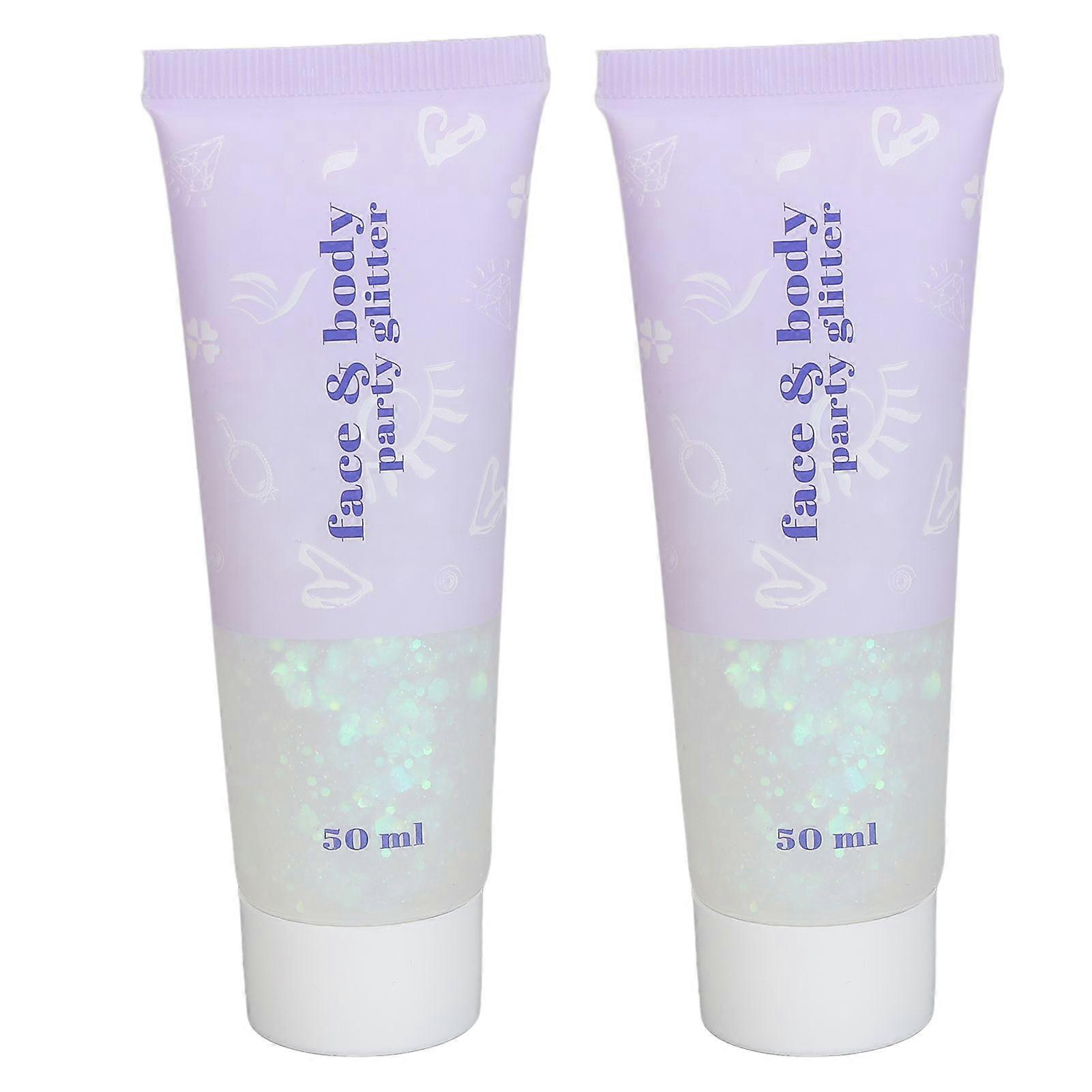 2025 Latest Model 2Pcs Body Glitter Versatile 50ml Large Capacity Safe Reliabl...