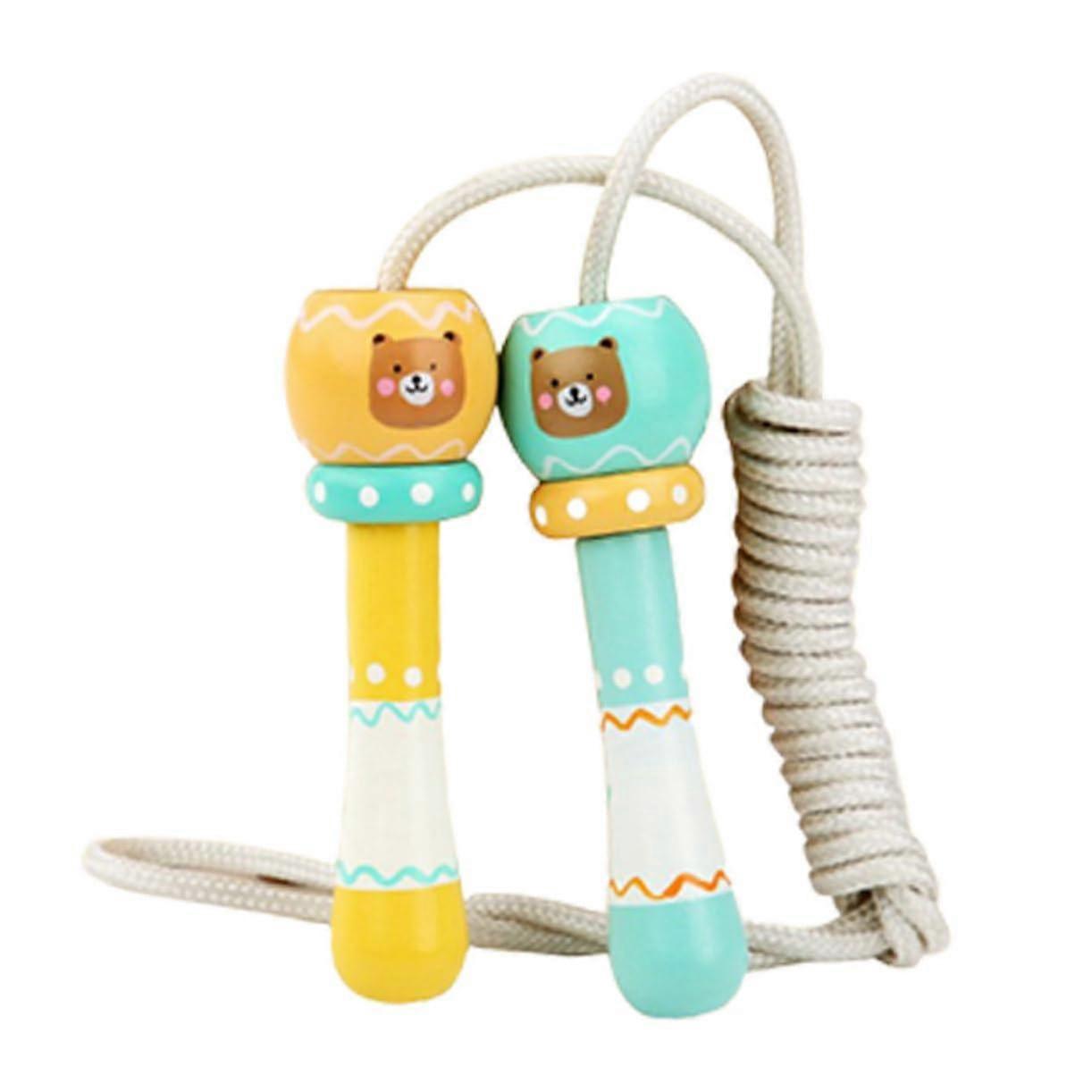 Jump Rope Bear-Pattern Fitness Equipment For Coordination, Durable And Safe For Active Use