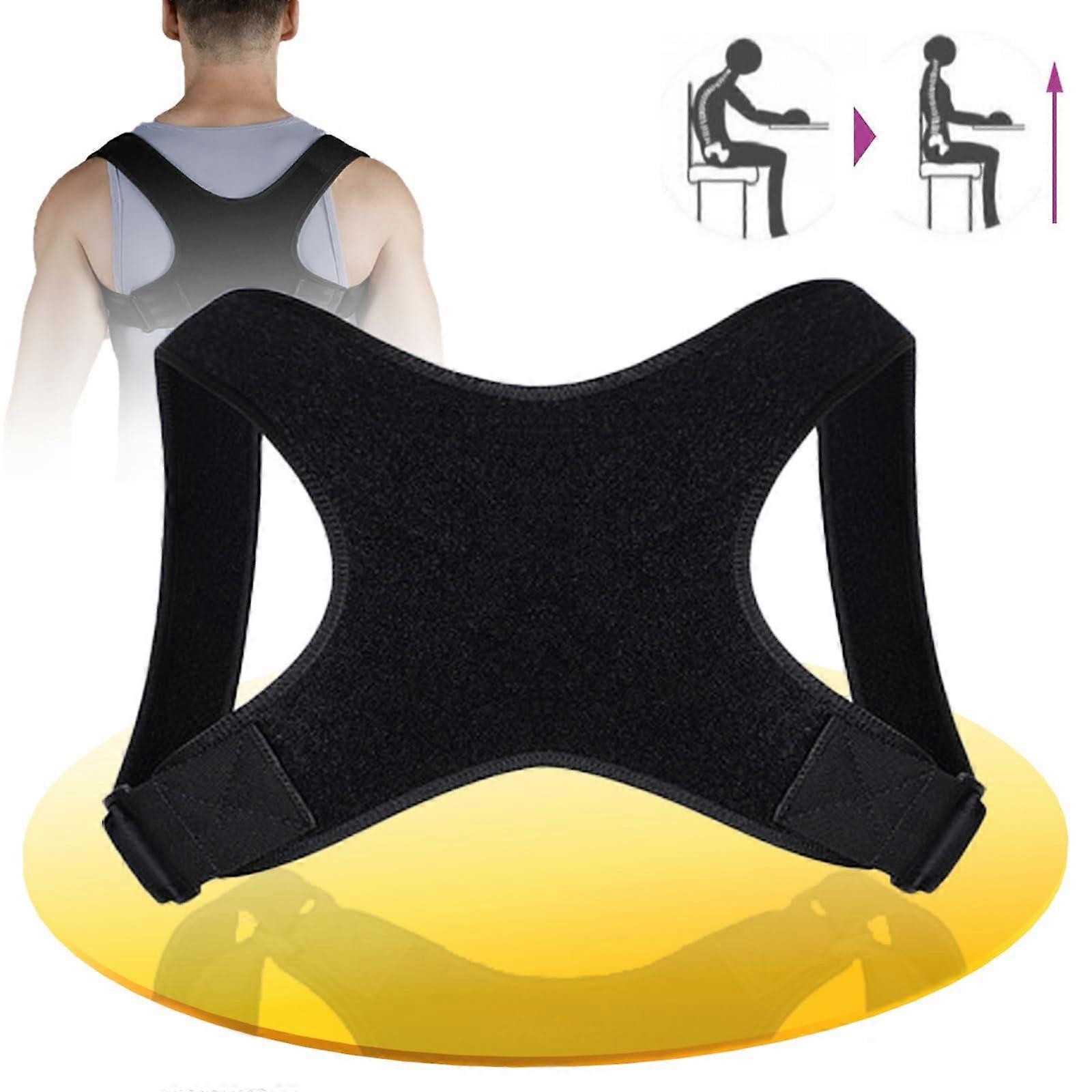 Posture Corrector Back Support, Unisex Shoulder Strap for Improved Posture, Breathable Back Straightener, Size M