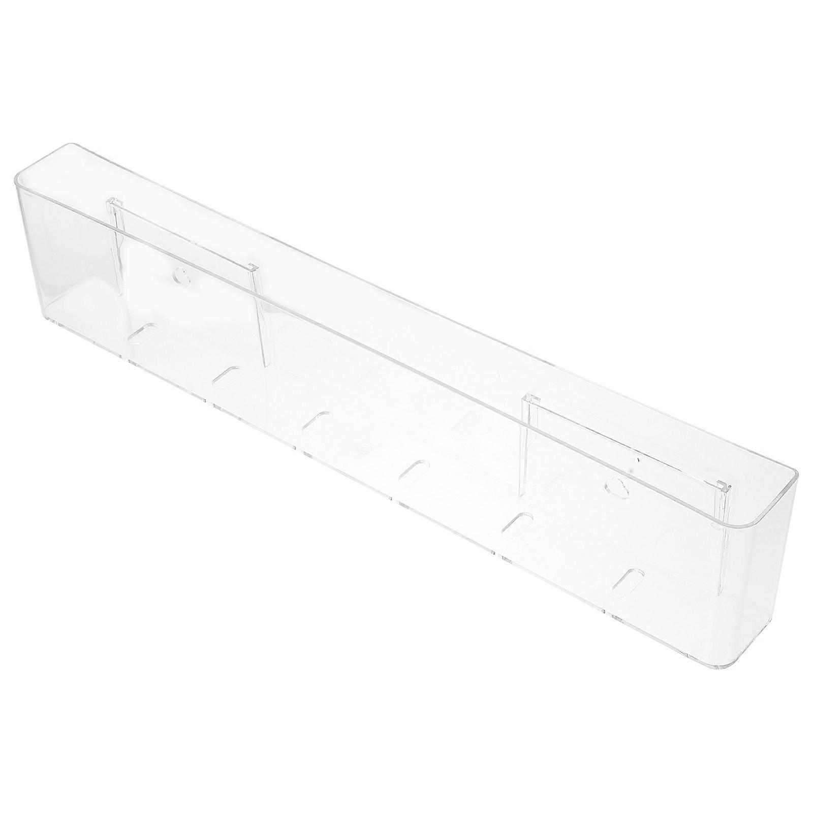 Cd Shelf Acrylic CD Stand Rack Storage Rectangular Simple Style Home Decoration 1Set