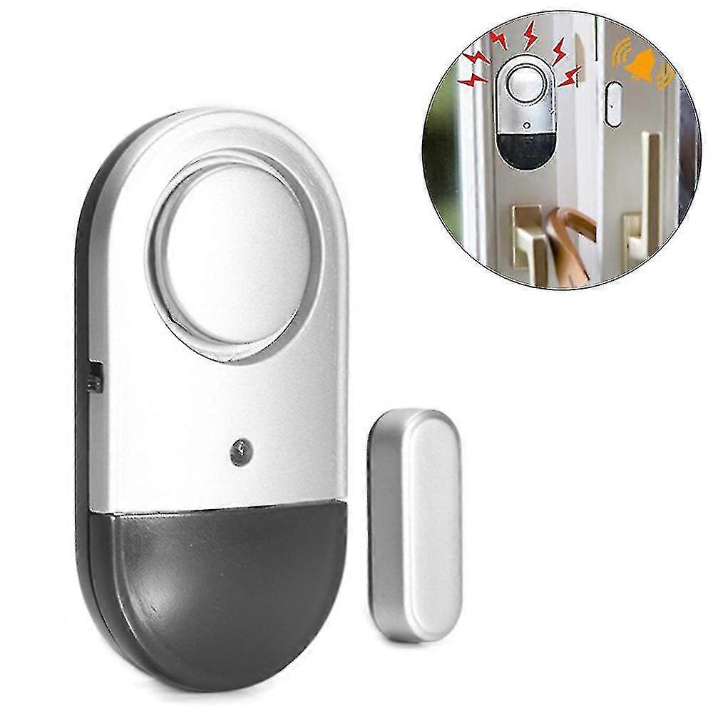 Mini Door Window Magnetic Sensor Wireless Security Burglar Alarm for Home and Hotel, Available in 1/2/4 Pieces
