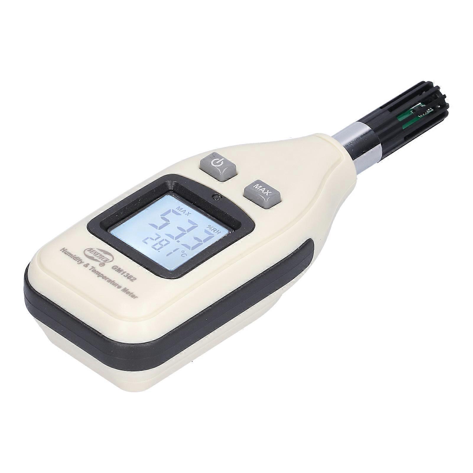 Digital Thermometer Hygrometer High Accuracy Temperature Humidity Meter with Backlit LCD Display
