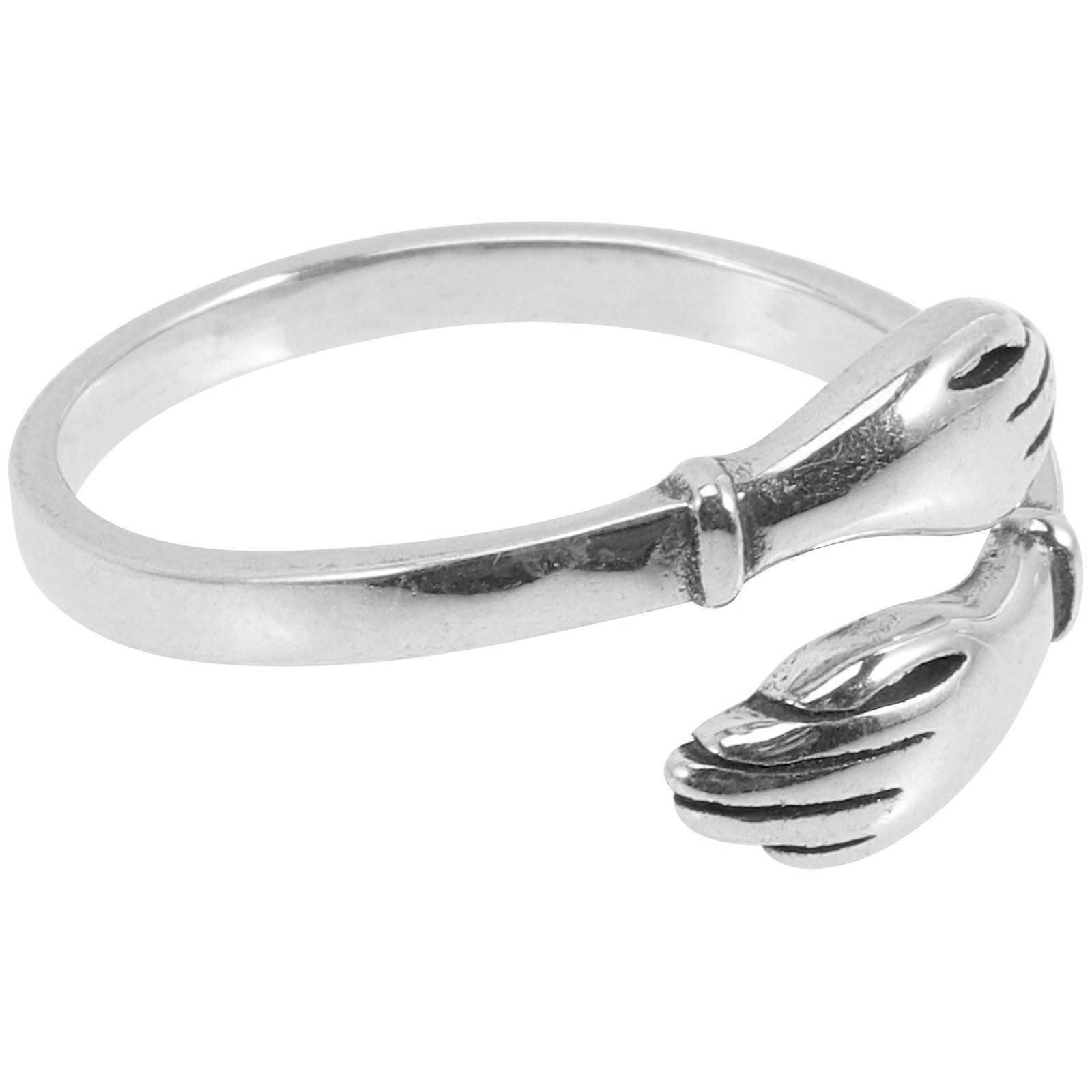 Jewellery Rings Hand Jewelry Open Design Anti Tarnish Silver 1Pcs For Daily Life