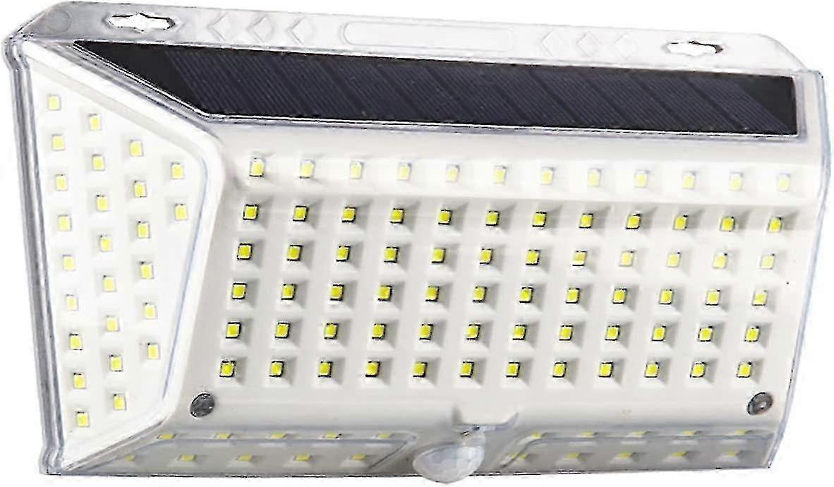 Solar Outdoor Light, 142 LEDs Super Bright 2000 Lumens for 800 Square Feet, Motion Sensor Wall Light with 3 Smart Modes, IP65 Waterproof