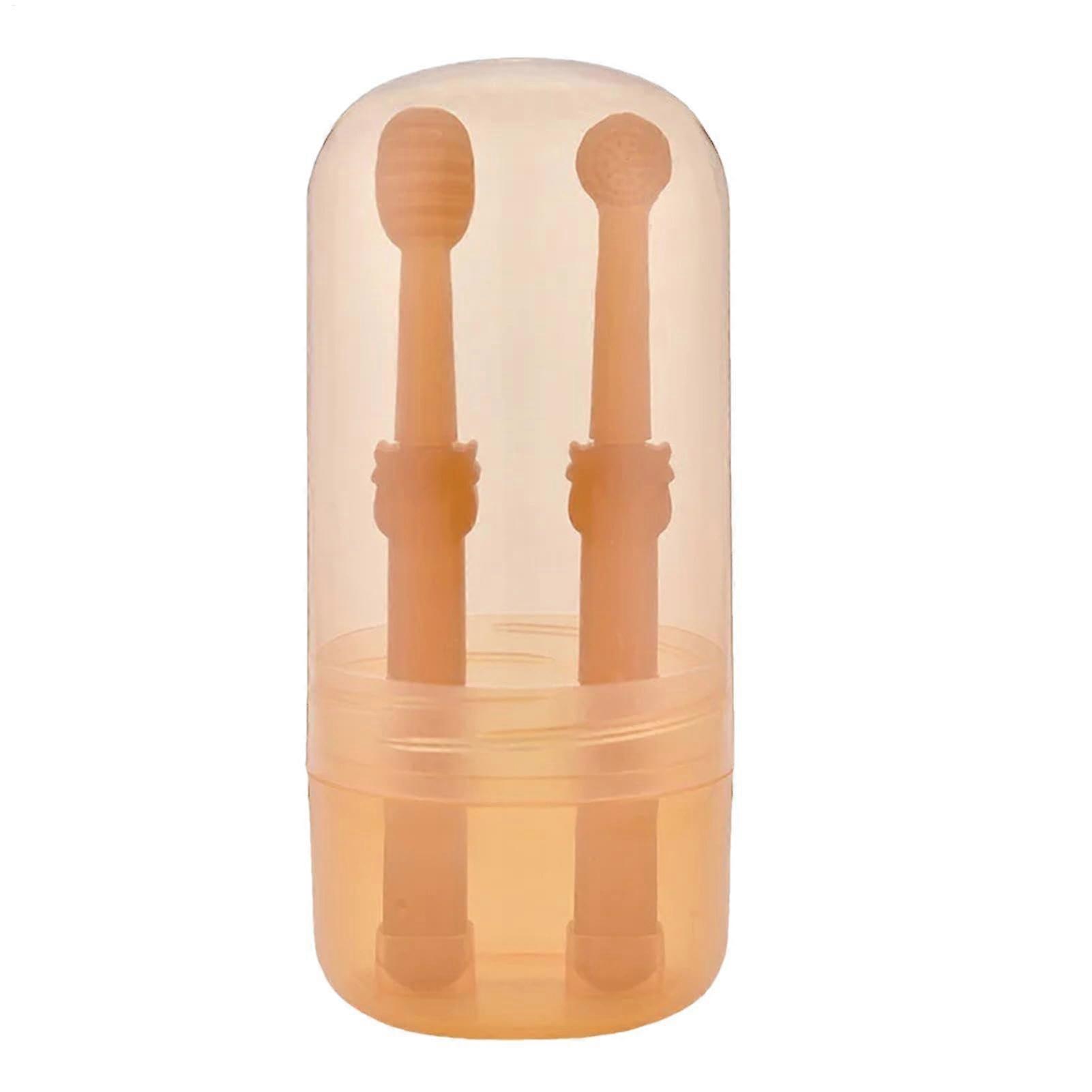 Pet Teeth Cleaning Kit  Soft Toothbrush with Tongue Scraper for Pets