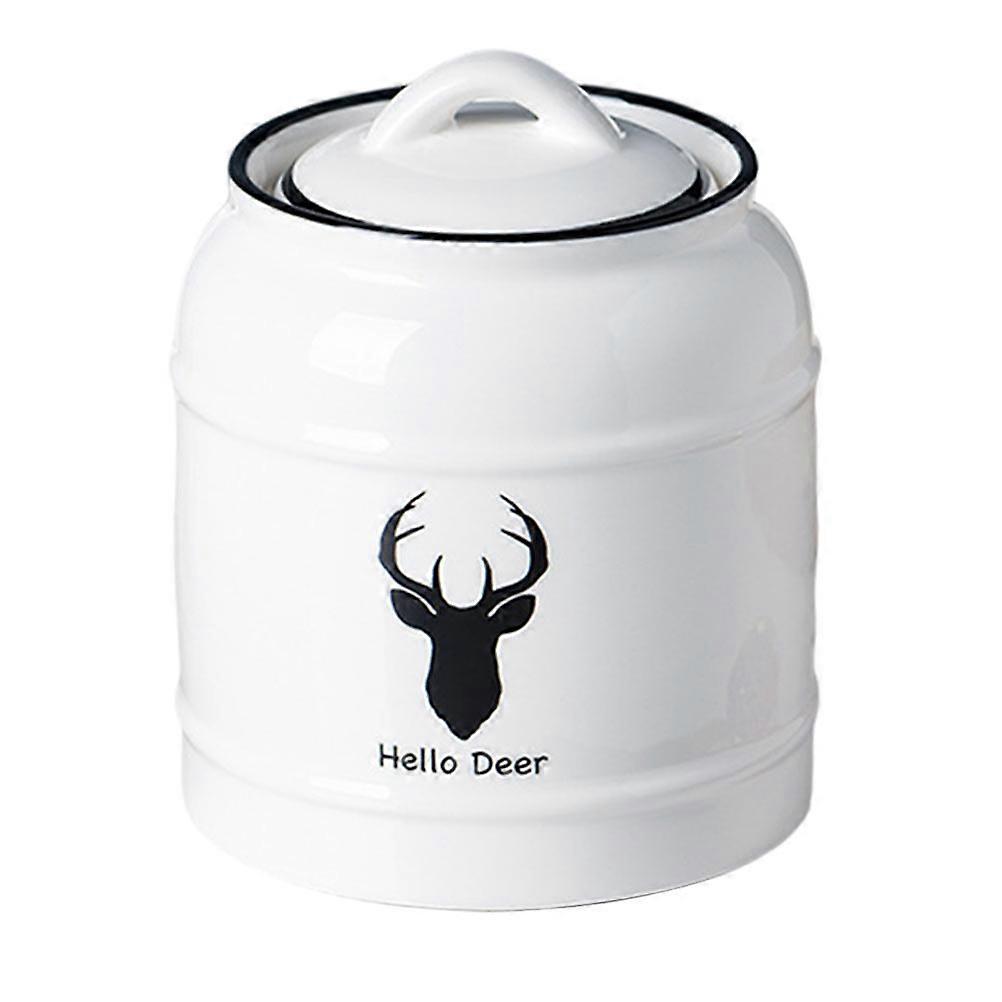 Here's a polished and engaging product description for your **Ceramic Kitchen Storage Jar**:
### 🍵✨ **1pc Ceramic Kitchen Storage Jar – Airtight