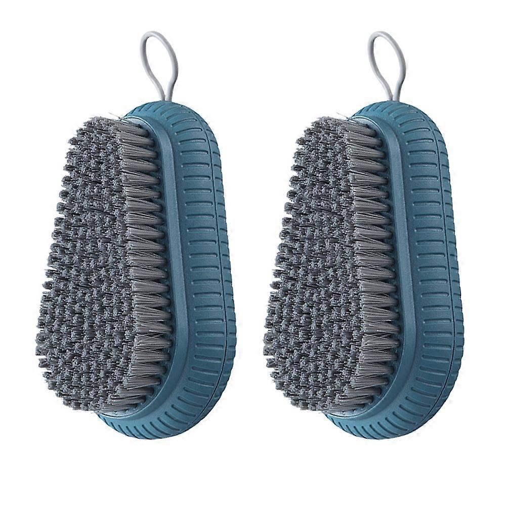 2Pcs Plastic Cleaning Tools for Clothes Shoes Laundry Scrub Home Use