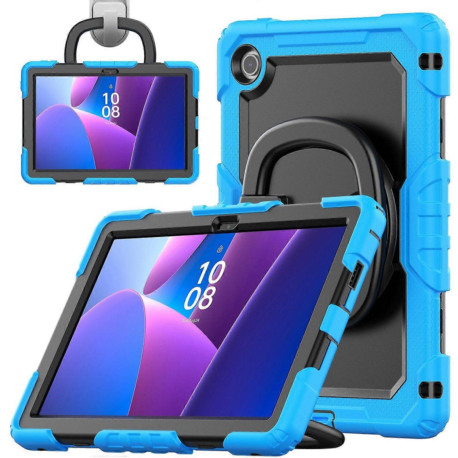 Silicone Hybrid PC Case For Lenovo Tab 10.1 TB-311XU/FU - Light Blue