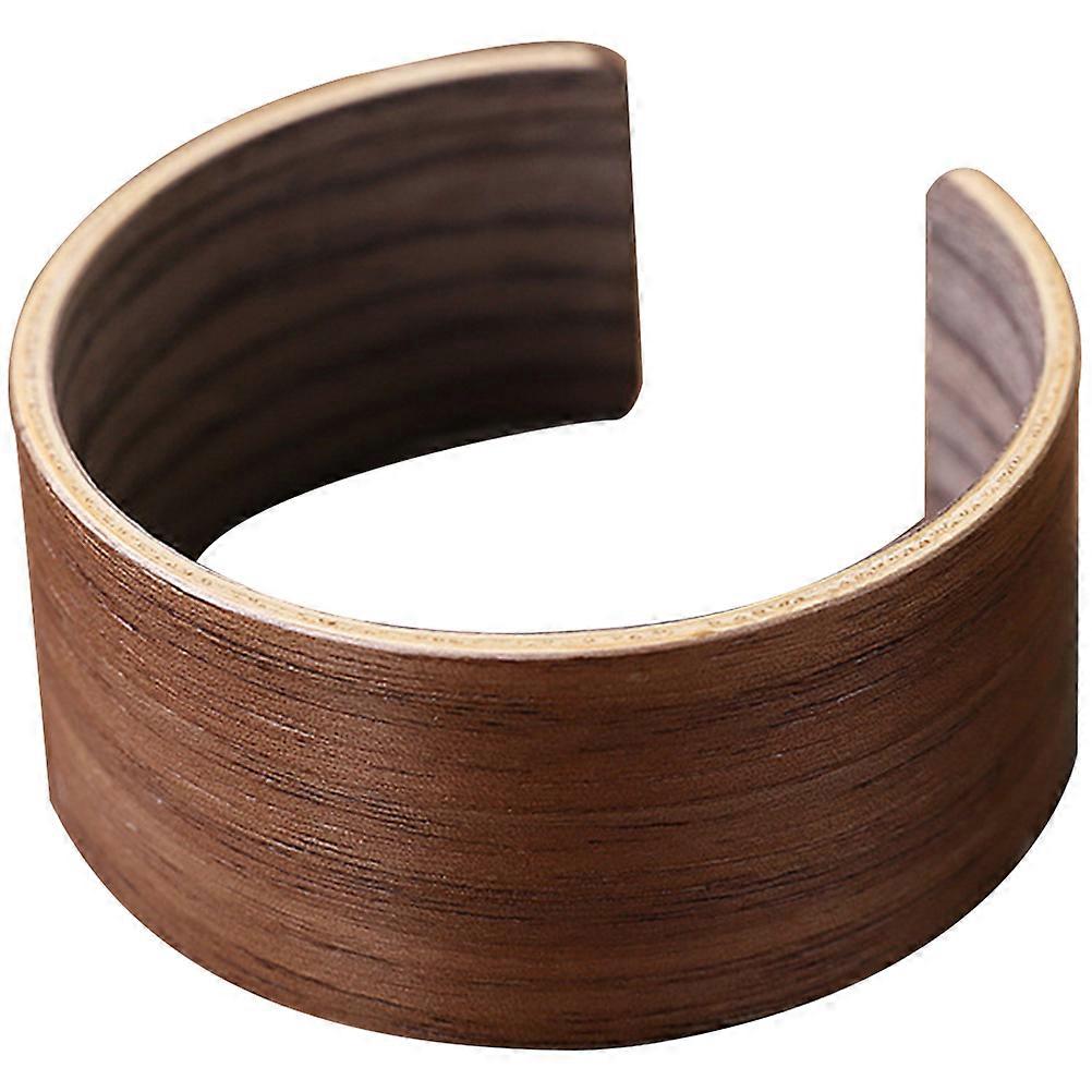 Cup Protector For Drinks Walnut Insulated Cup Sleeve Brown 6.50X6.50X3.00CM Non-slip Coffee Shops 1Pcs