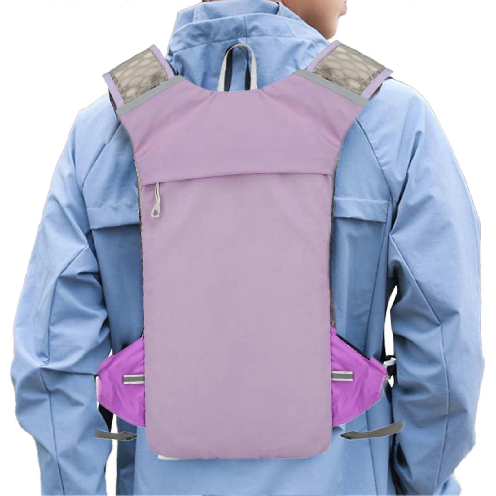 Sports Hydration Pack, Hydration Bubble Water Backpack Running Vest Violet C