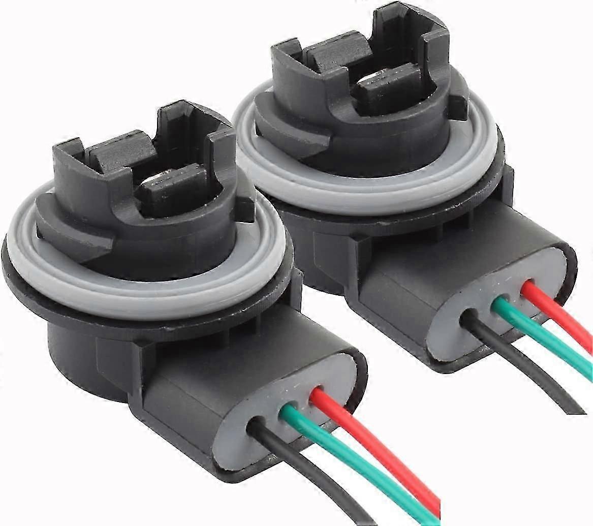 3157 T25 Lampenfassungsadapter Buchse für Kfz-Bremslichtlampen (2er-Pack) 2 Laschen