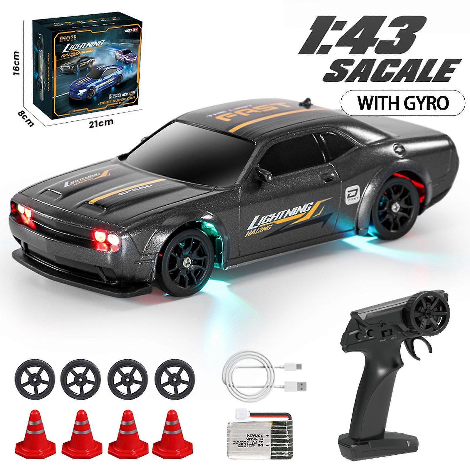 Gyro 2.4G Mini High Speed RC Drift Auto 1/43 Racevoertuigen 4WD RTR Mini Speelgoed vr