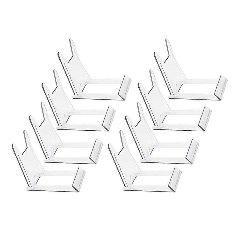 8pcs Multipurpose Display Racks for Plates Storage Holders and Bowls Stand