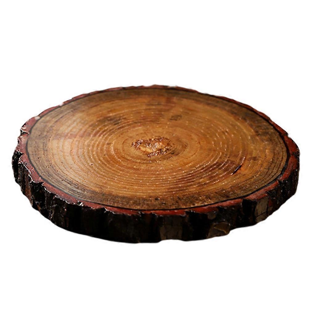 Coffee Synthetic Coaster with Natural Wood Finish for Home Use Protects Tables Smooth Surface Ideal for Mugs and Glasses 1 Piece