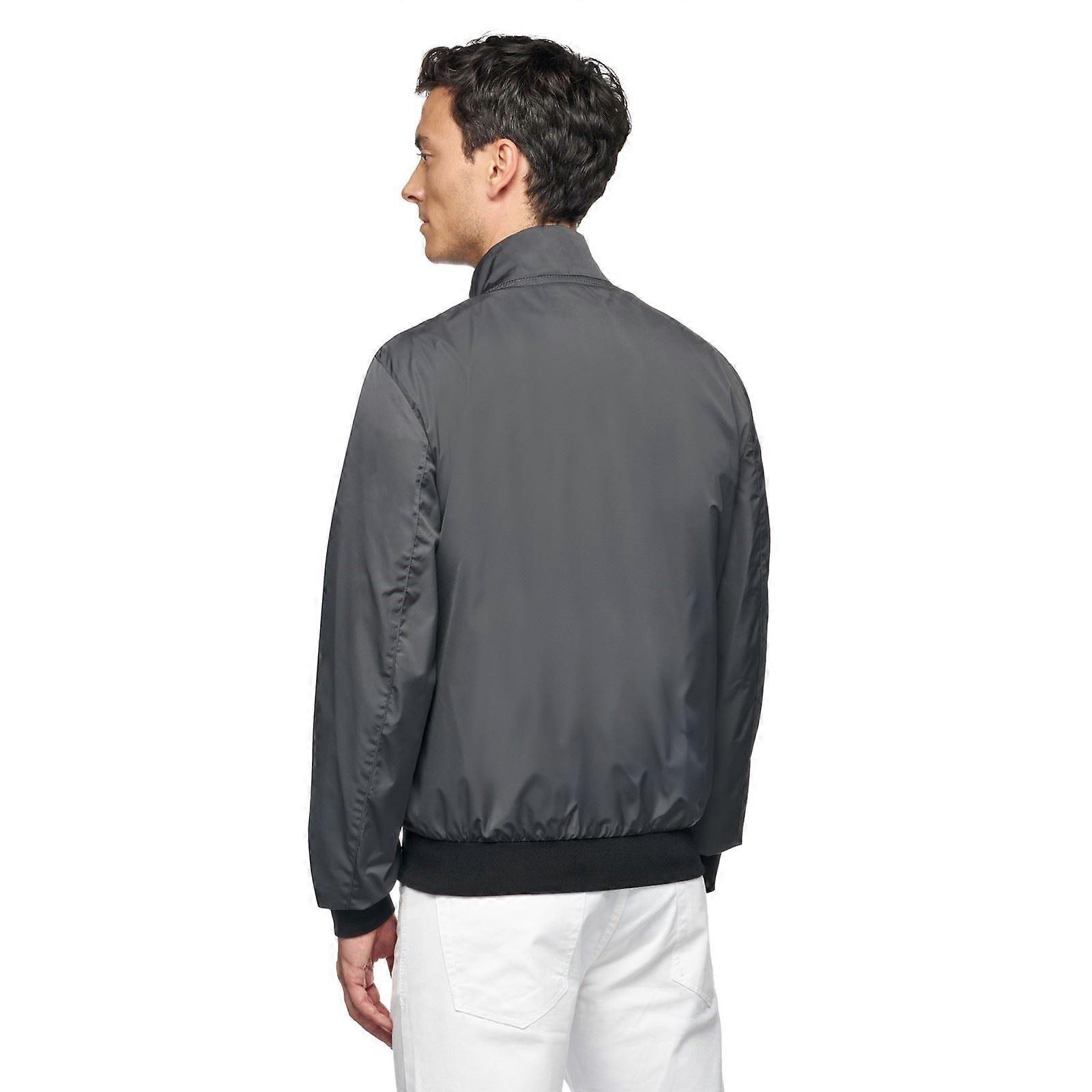Geox M Snake Men's Grey Bomber Jacket