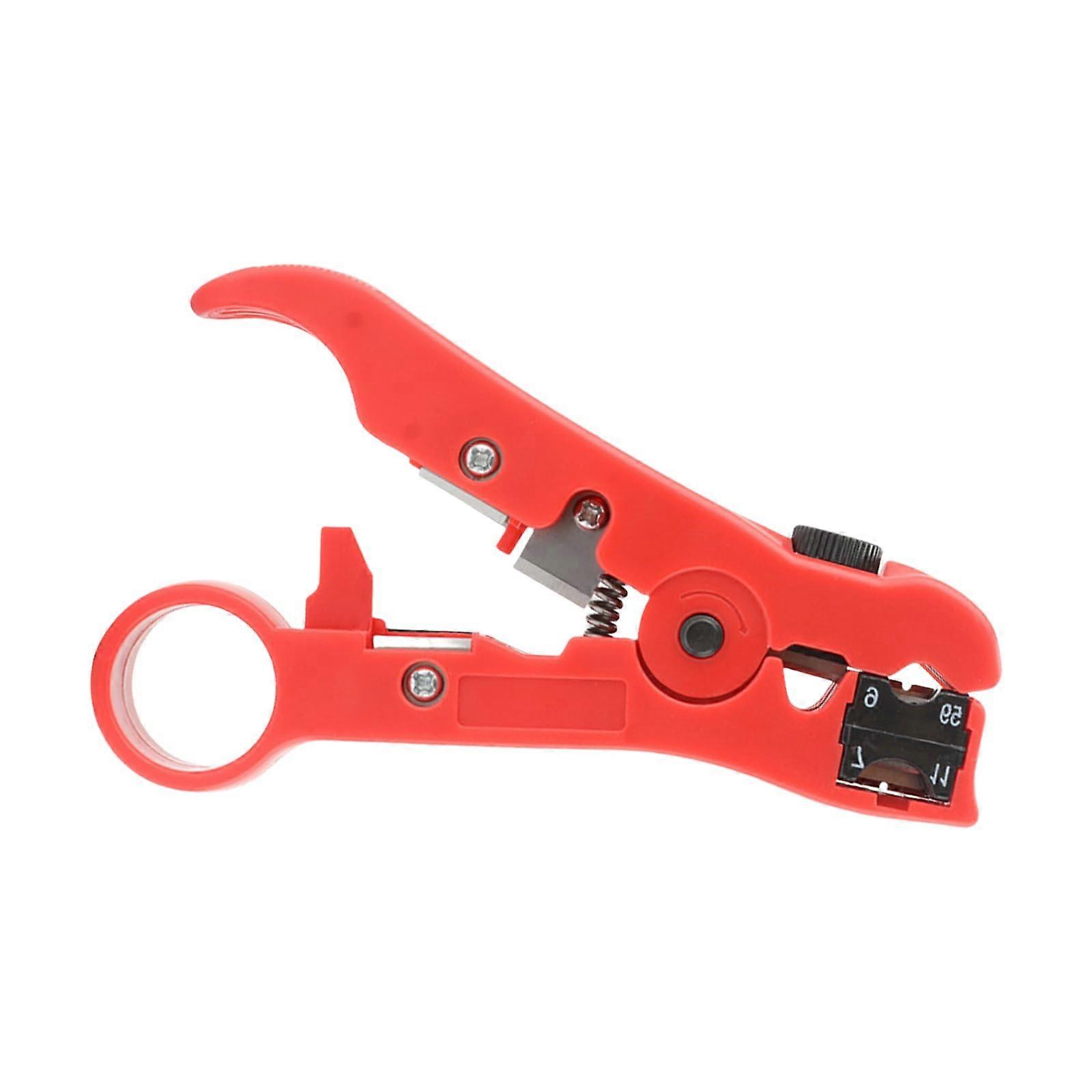 Multifunctional electric wire stripper, cutting tool, efficient coaxial cable, cutting and stripping, suitable for RG59 RG7 Ref: 1245