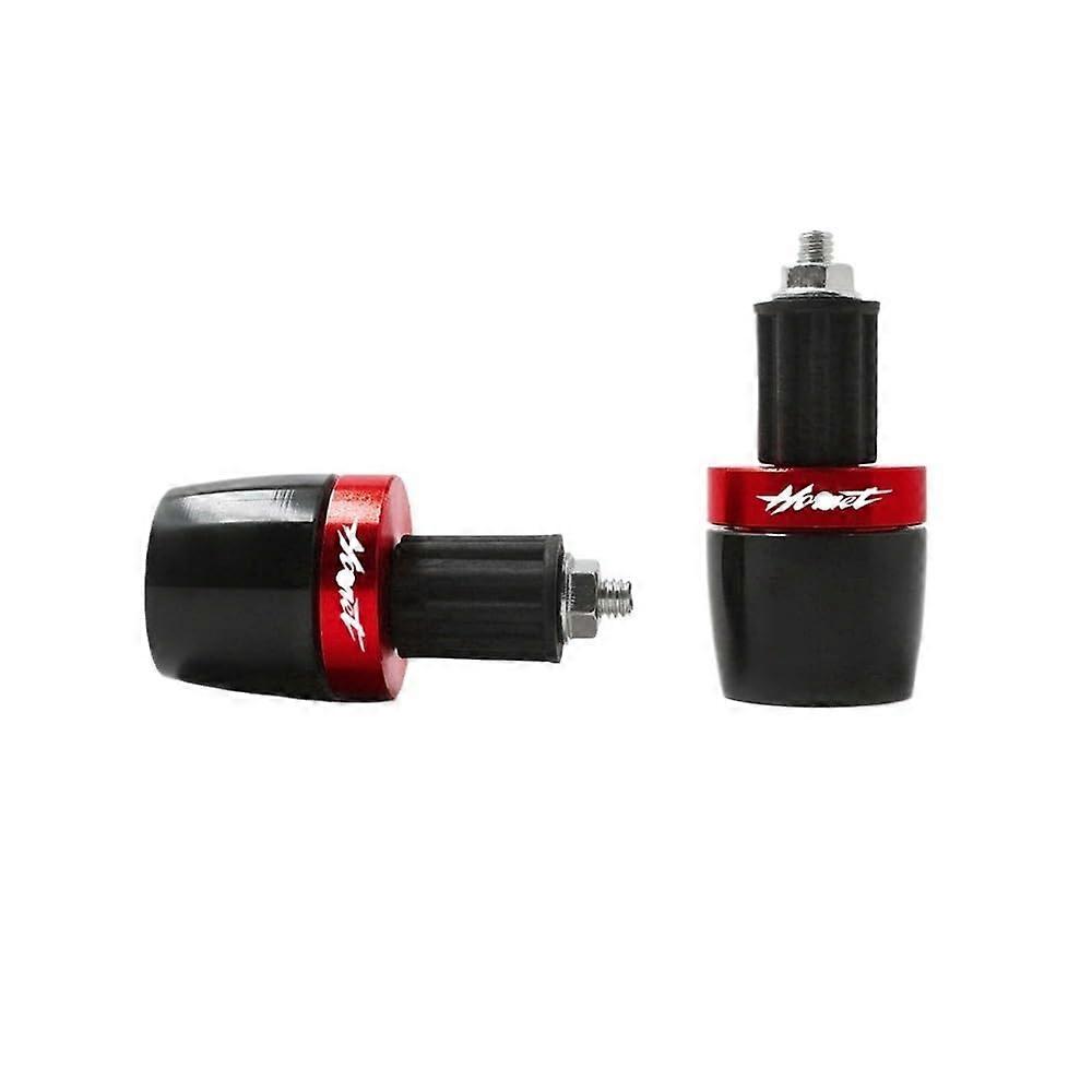 Motorcycle handlebar end plugs, motorcycle 7/8 handle grips, handlebar caps, end plugs, sliders for Honda CB400 CBR CB500 CBF600 CB600 Hornet 600 Red