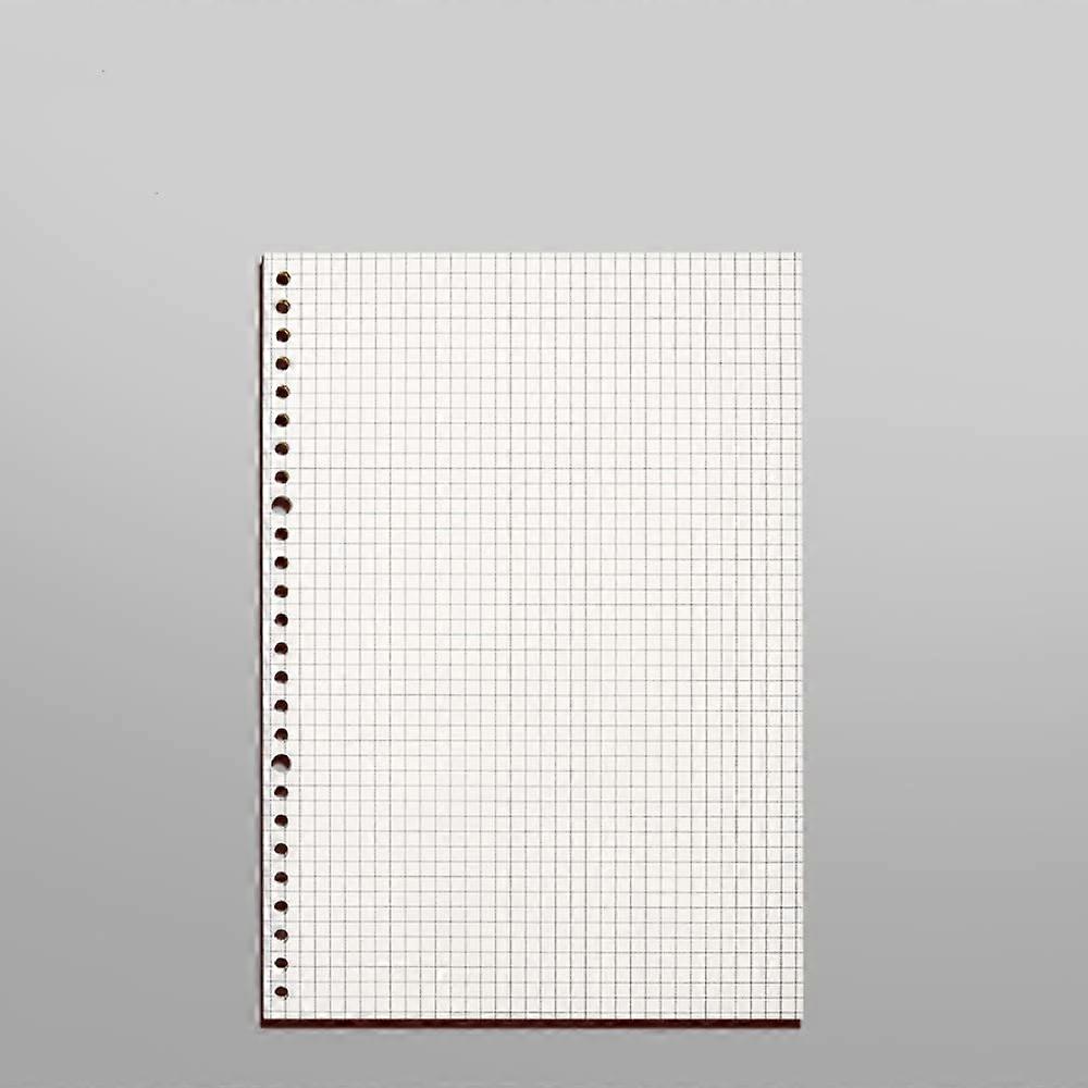 60 Sheets Binder Notebook Refill Spiral Binder 26-Hole A4 A5 B5 Grid Line Core Paper