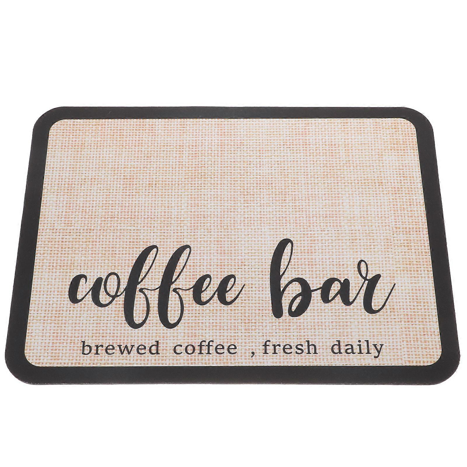 Coffee Insulation Pad Table Mat Kitchen Use Square Diatomite Water Absorption Protective 1Pcs