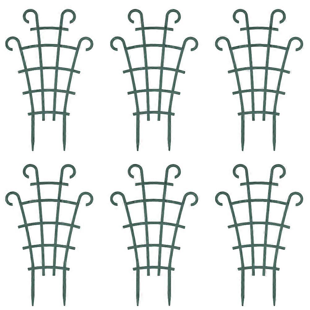 6 Pack Plant Climbing Trellis Stands for Garden Vines – Stackable Support Rack to Prevent Vine Spread and Wind Damage
