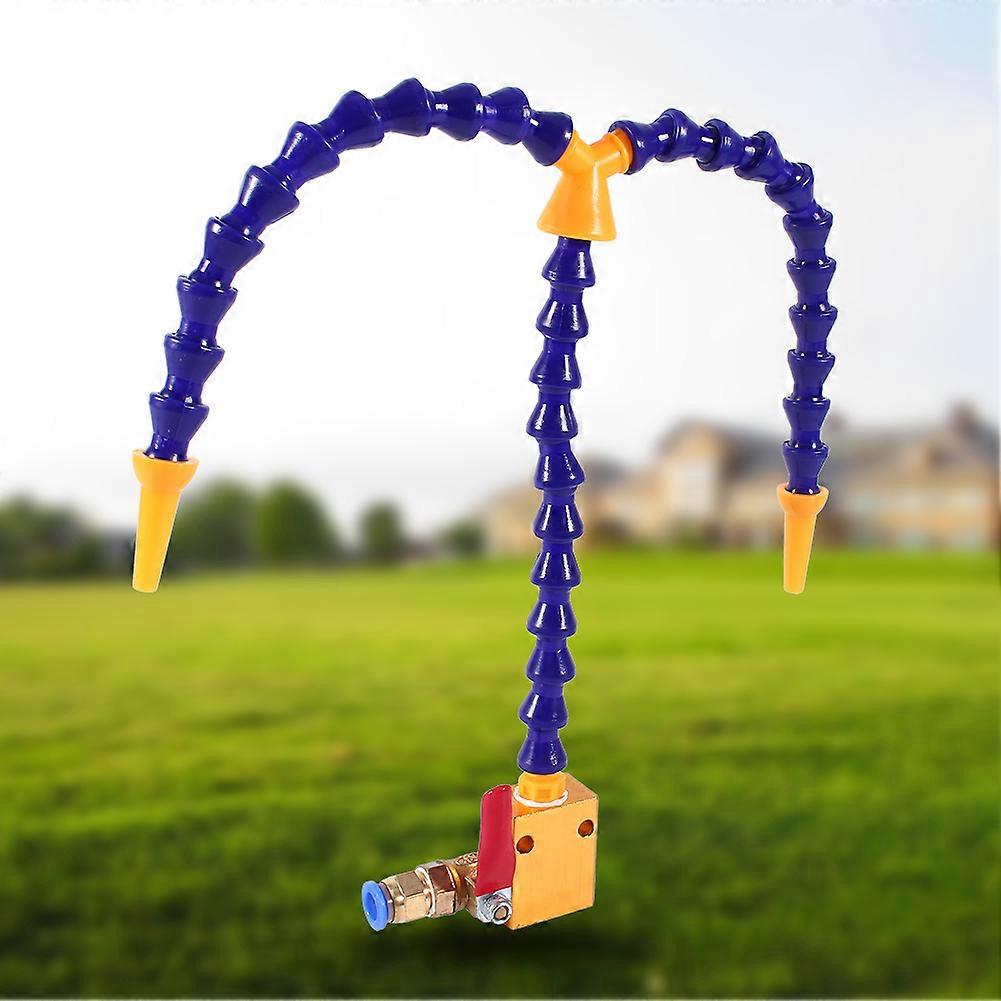 Bidirection Mist Cooling Spray Valve for 8mm Air Pipe CNC Lathe