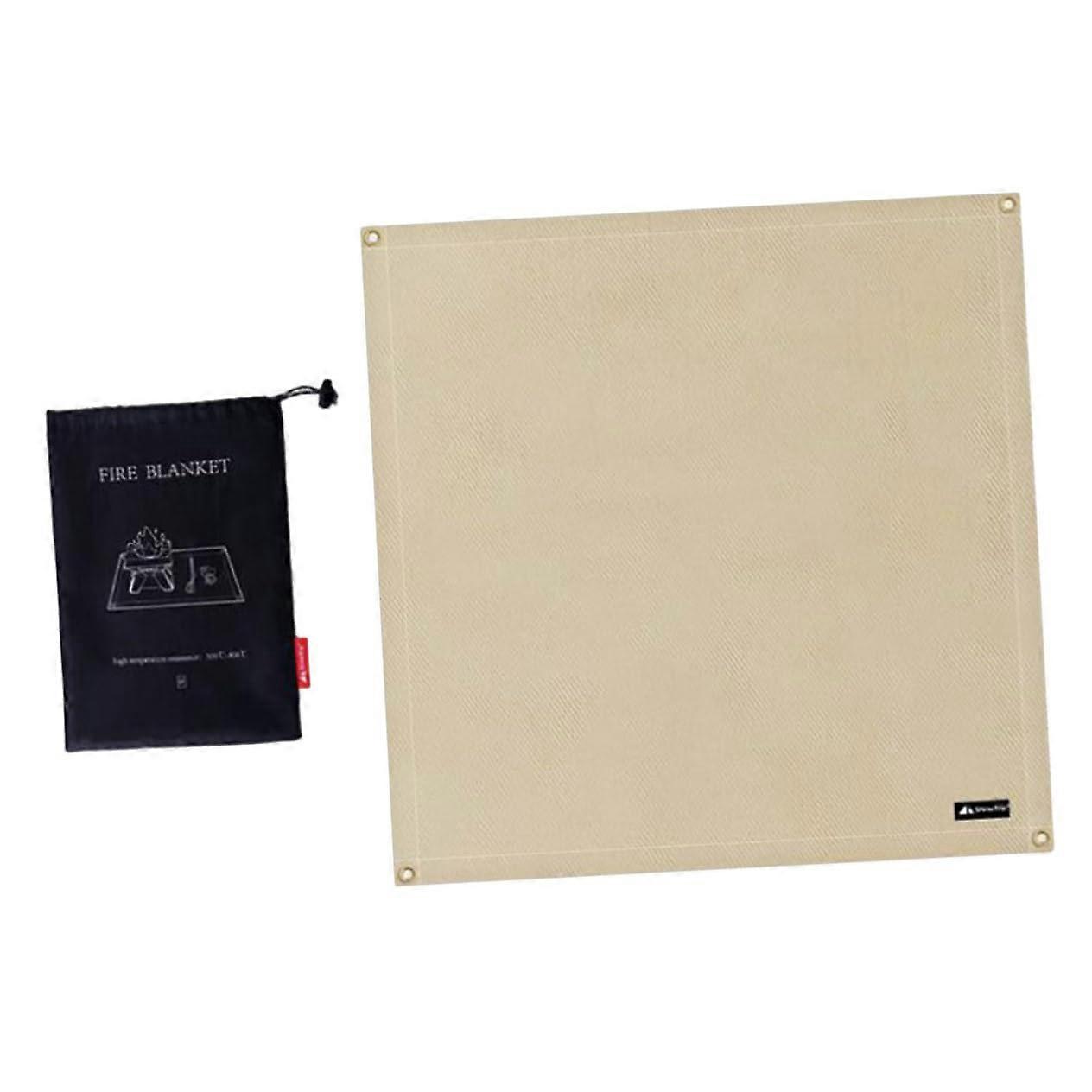 1 piece fireproof protective mat for outdoor grill and camping, durable and heatresistant, suitable as grill mat and stove mat