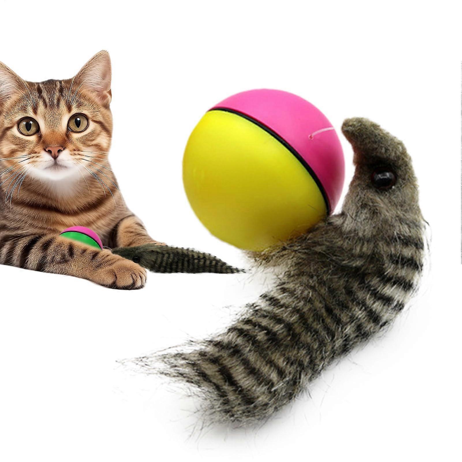 Automatic Rolling Smart Balls, Lightweight  Compact, Battery Powered Cat Toy