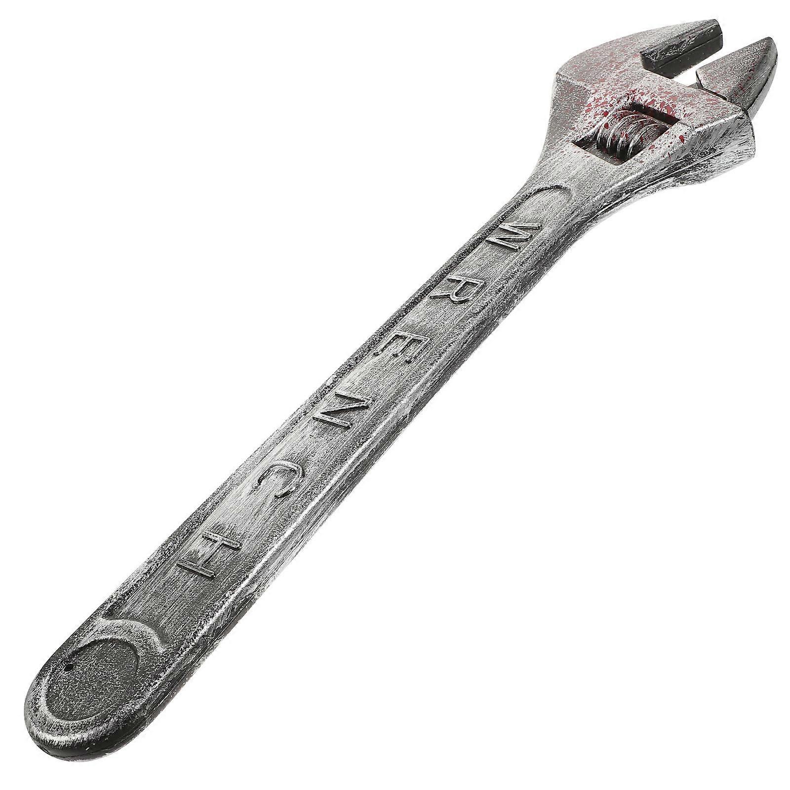 Plastic Wrench Prop Halloween Fake Spanner Toy