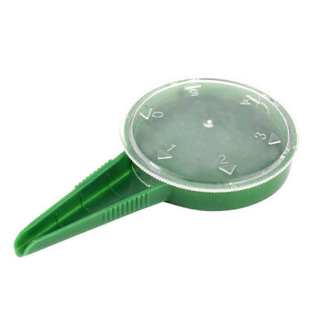 Garden Seeder Adjustable Planter Tool with 5 Modes for Portable Dispensing in Garden Green Plastic