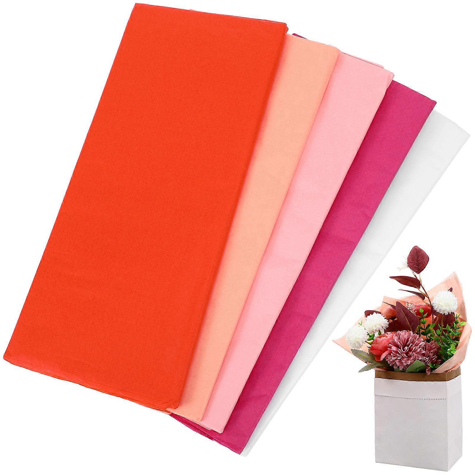 150 Sheets Colored Tissue Paper for Crafting, Gift Wrapping, Bouquet Packaging, and Creative Projects
