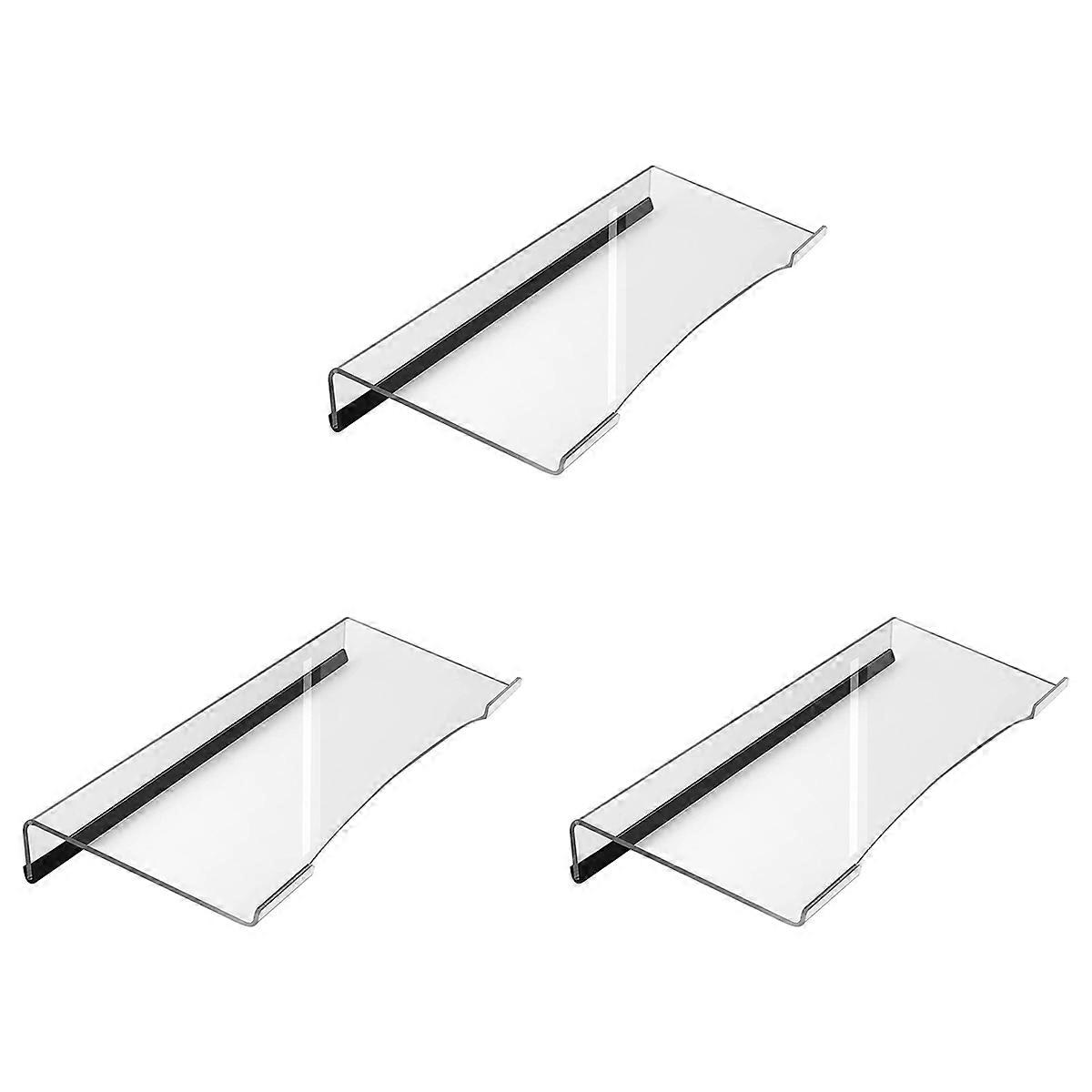 Acrylic Keyboard Holder,Acrylic Tilted Computer Keyboard Holder Clear Keyboard Stand for Ergonomic T